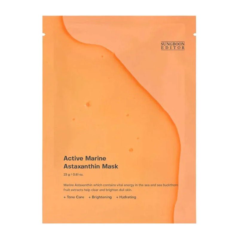 Buy Sungboon Editor Active Marine Astaxanthin Toning Serum Mask 23ml at Lila Beauty - Korean and Japanese Beauty Skincare and Makeup Cosmetics