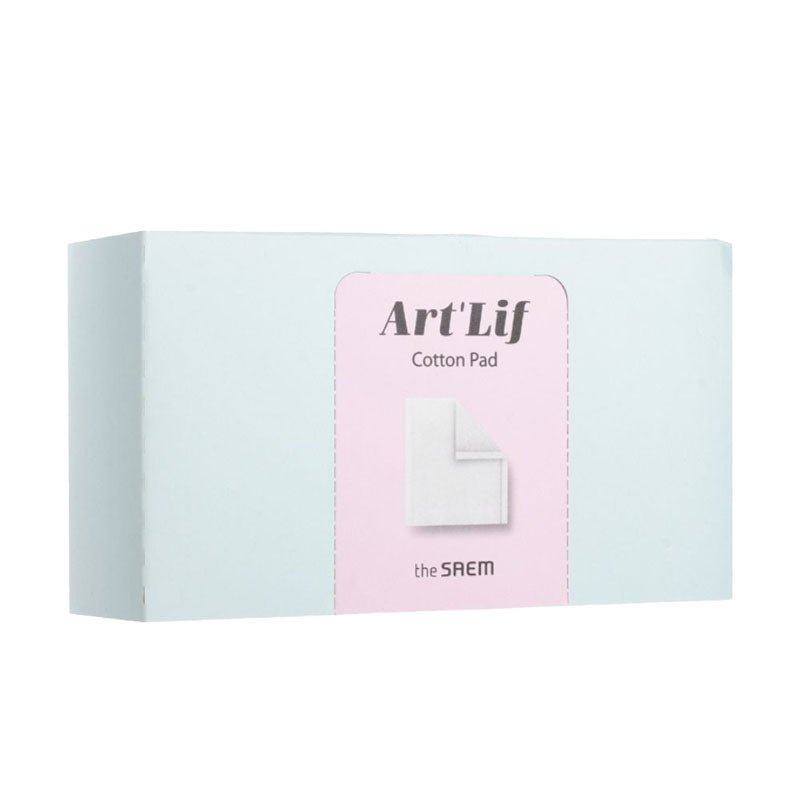 Buy The Saem Art'Lif Cotton Pad (80 Pads) at Lila Beauty - Korean and Japanese Beauty Skincare and Makeup Cosmetics