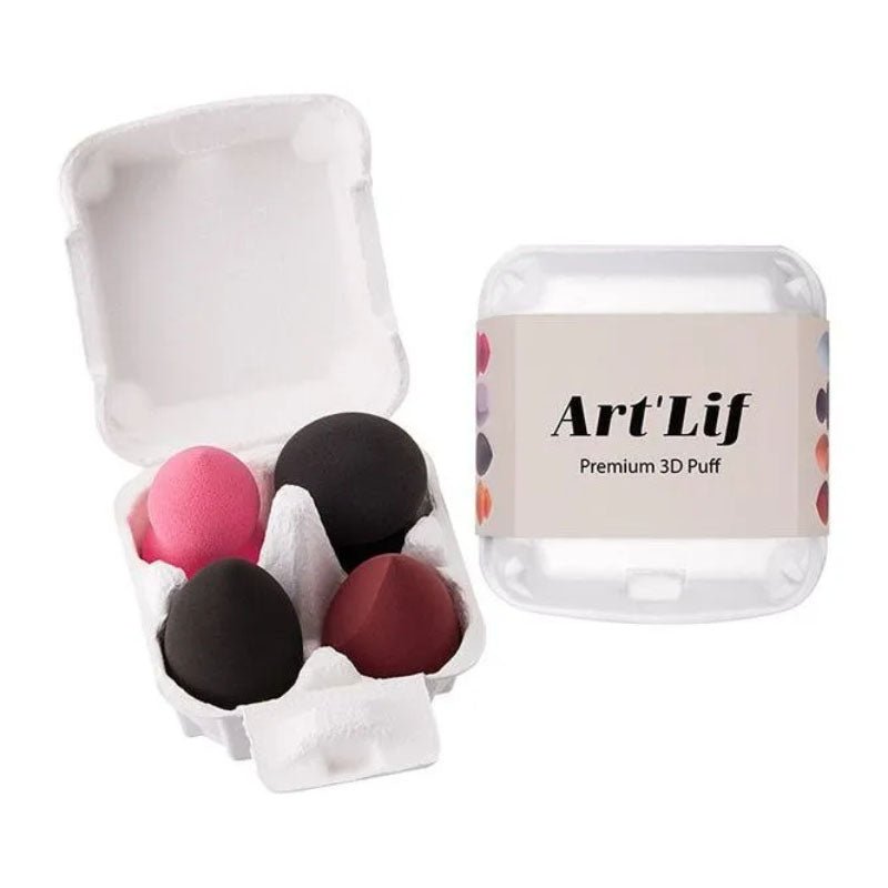 Buy The Saem Art'Lif Premium 3D Puff (4pcs) at Lila Beauty - Korean and Japanese Beauty Skincare and Makeup Cosmetics