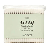 Buy The Saem Art'Lif Wooden Swabs (300pcs) at Lila Beauty - Korean and Japanese Beauty Skincare and Makeup Cosmetics