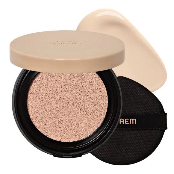 Buy The Saem Cover Perfection Concealer Cushion 12g at Lila Beauty - Korean and Japanese Beauty Skincare and Makeup Cosmetics