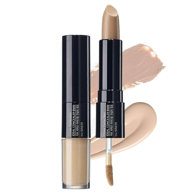 Buy The Saem Cover Perfection Ideal Concealer Duo at Lila Beauty - Korean and Japanese Beauty Skincare and Makeup Cosmetics