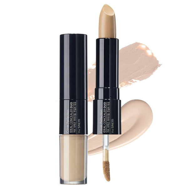 Buy The Saem Cover Perfection Ideal Concealer Duo at Lila Beauty - Korean and Japanese Beauty Skincare and Makeup Cosmetics