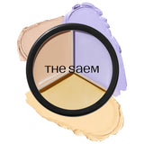 Buy The Saem Cover Perfection Triple Pot Concealer 4.5g 04 Tone Up Beige (Short Expiry 24/12/2026) at Lila Beauty - Korean and Japanese Beauty Skincare and Makeup Cosmetics