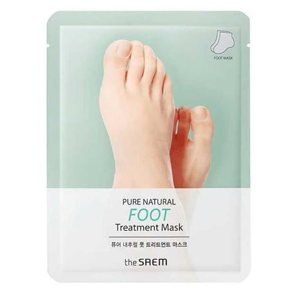 Buy The Saem Pure Natural Foot Treatment Mask 1 Pair (2 pcs) at Lila Beauty - Korean and Japanese Beauty Skincare and Makeup Cosmetics