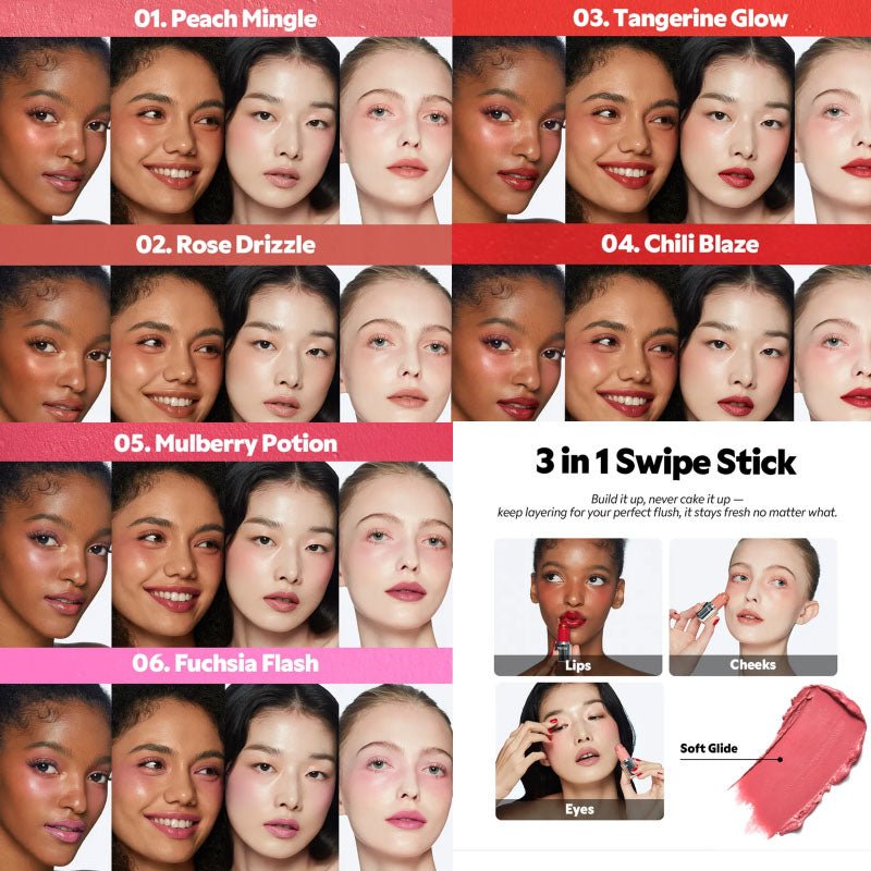 Buy TirTir Mood Glider Lip & Blush Stick 3.8g at Lila Beauty - Korean and Japanese Beauty Skincare and Makeup Cosmetics