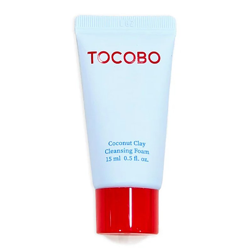 Buy Tocobo Coconut Clay Cleansing Foam Mini 15ml at Lila Beauty - Korean and Japanese Beauty Skincare and Makeup Cosmetics