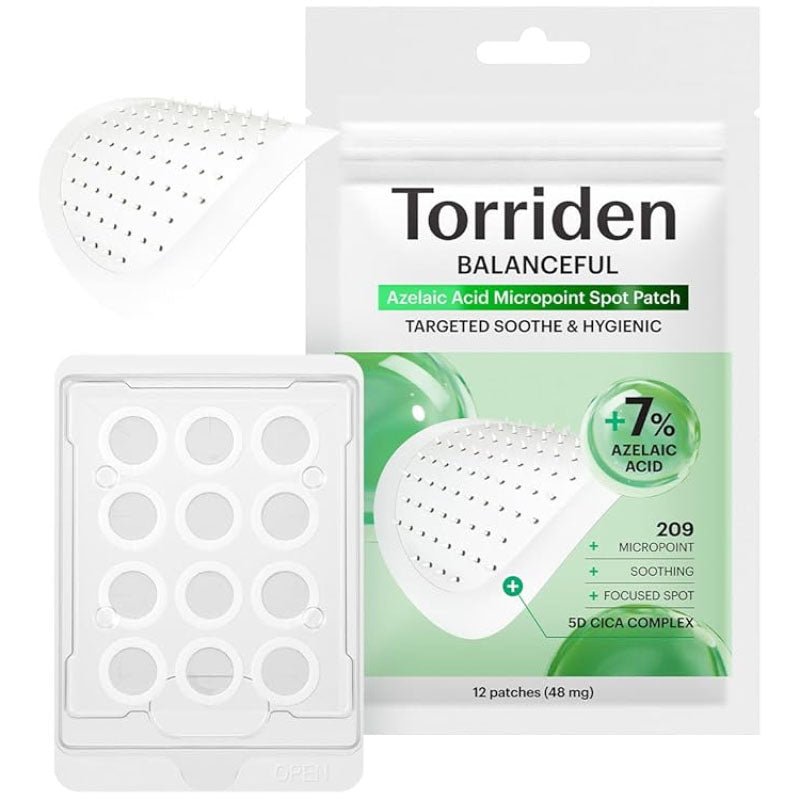 Buy Torriden Balanceful Azelaic Acid Micropoint Spot Patch (12 Patches) at Lila Beauty - Korean and Japanese Beauty Skincare and Makeup Cosmetics