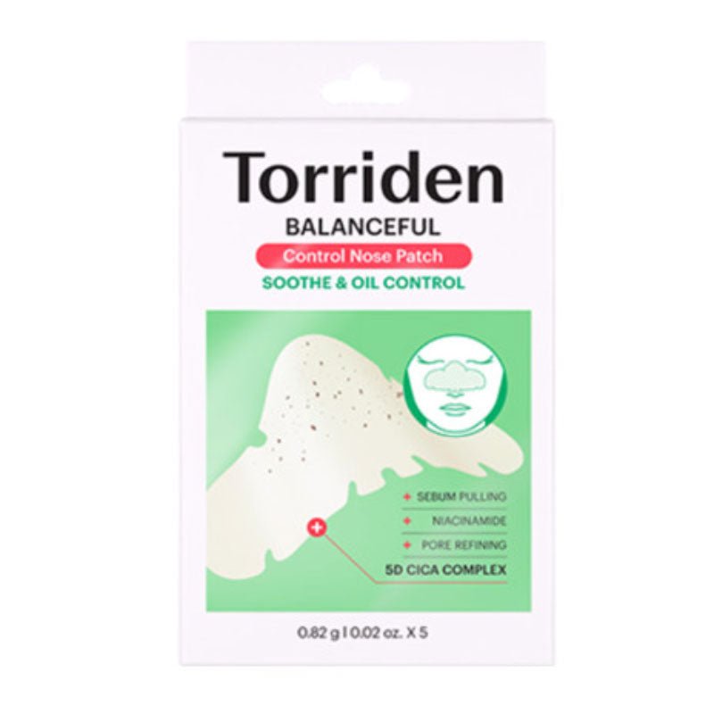 Buy Torriden Balanceful Control Nose Patch (5 Patches) at Lila Beauty - Korean and Japanese Beauty Skincare and Makeup Cosmetics
