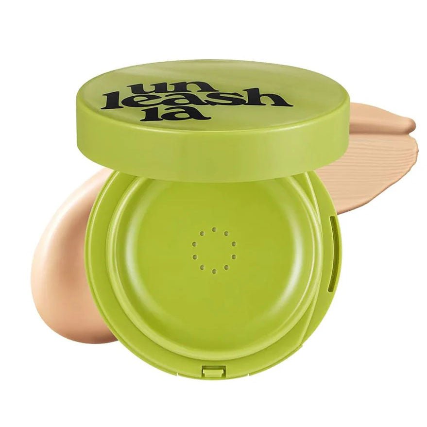 Buy Unleashia Satin Wear Healthy - Green Cushion 15g at Lila Beauty - Korean and Japanese Beauty Skincare and Makeup Cosmetics