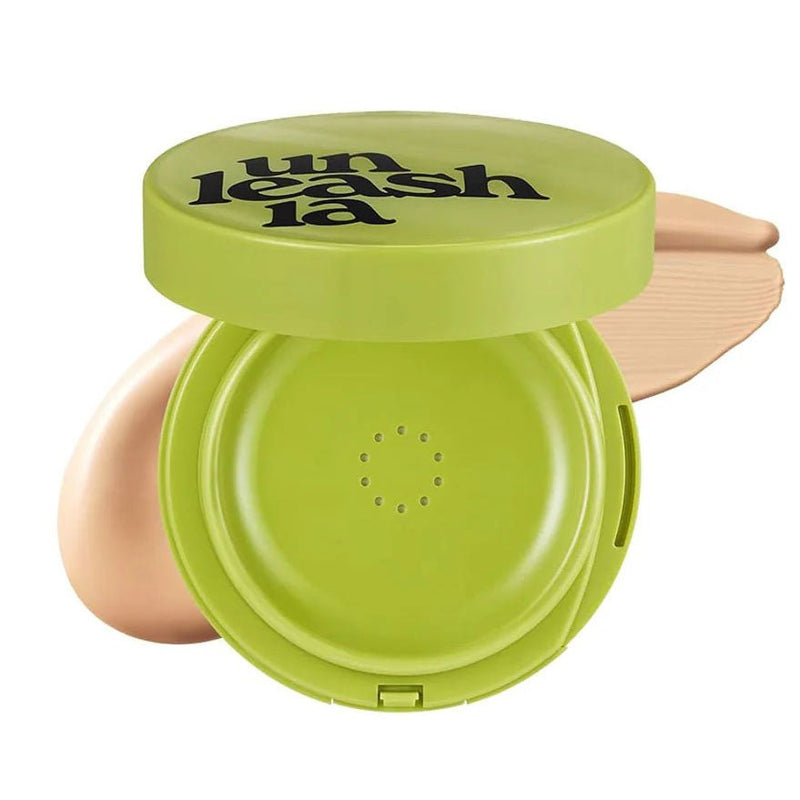 Buy Unleashia Satin Wear Healthy - Green Cushion 15g at Lila Beauty - Korean and Japanese Beauty Skincare and Makeup Cosmetics
