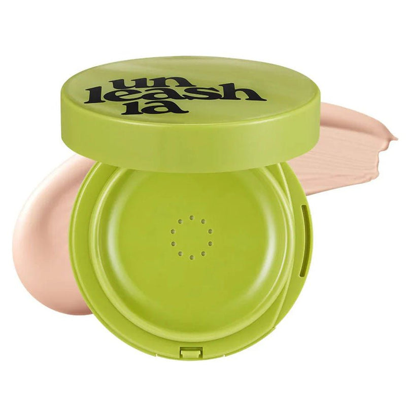 Buy Unleashia Satin Wear Healthy - Green Cushion 15g at Lila Beauty - Korean and Japanese Beauty Skincare and Makeup Cosmetics