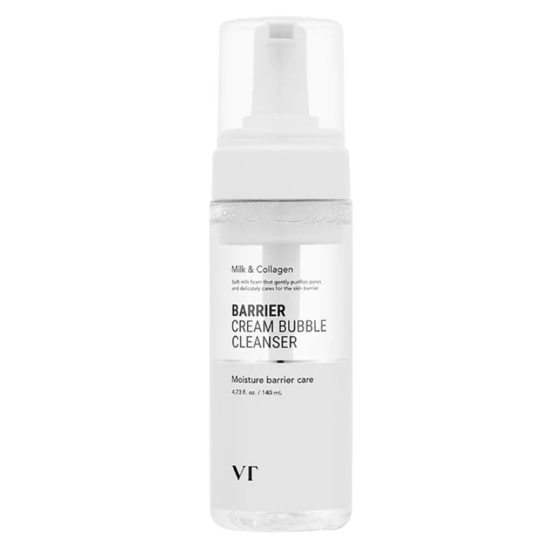 Buy VT Cosmetics Barrier Cream Bubble Cleanser 140ml at Lila Beauty - Korean and Japanese Beauty Skincare and Makeup Cosmetics