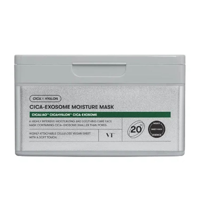 Buy VT Cosmetics Cica - Exosome Moisture Mask (30pcs) at Lila Beauty - Korean and Japanese Beauty Skincare and Makeup Cosmetics
