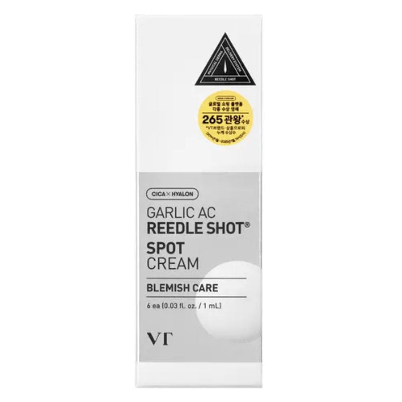 Buy VT Cosmetics Garlic AC Reedle Shot Spot Cream Pouch Set (1ml x 6 pcs) at Lila Beauty - Korean and Japanese Beauty Skincare and Makeup Cosmetics