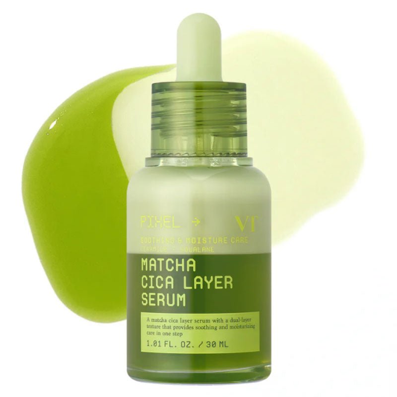 Buy VT Cosmetics Matcha Cica Layer Serum 30ml at Lila Beauty - Korean and Japanese Beauty Skincare and Makeup Cosmetics