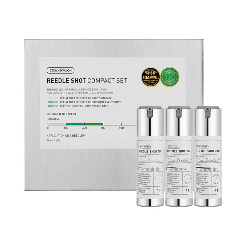 Buy VT Cosmetics Reedle Shot Compact Set (10ml x 3 pcs) at Lila Beauty - Korean and Japanese Beauty Skincare and Makeup Cosmetics
