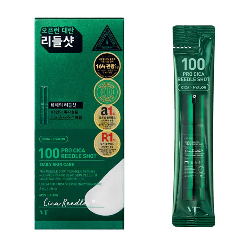 Buy VT Cosmetics Reedle Shot Pro - Cica 100 Stick Pouch 2ml at Lila Beauty - Korean and Japanese Beauty Skincare and Makeup Cosmetics