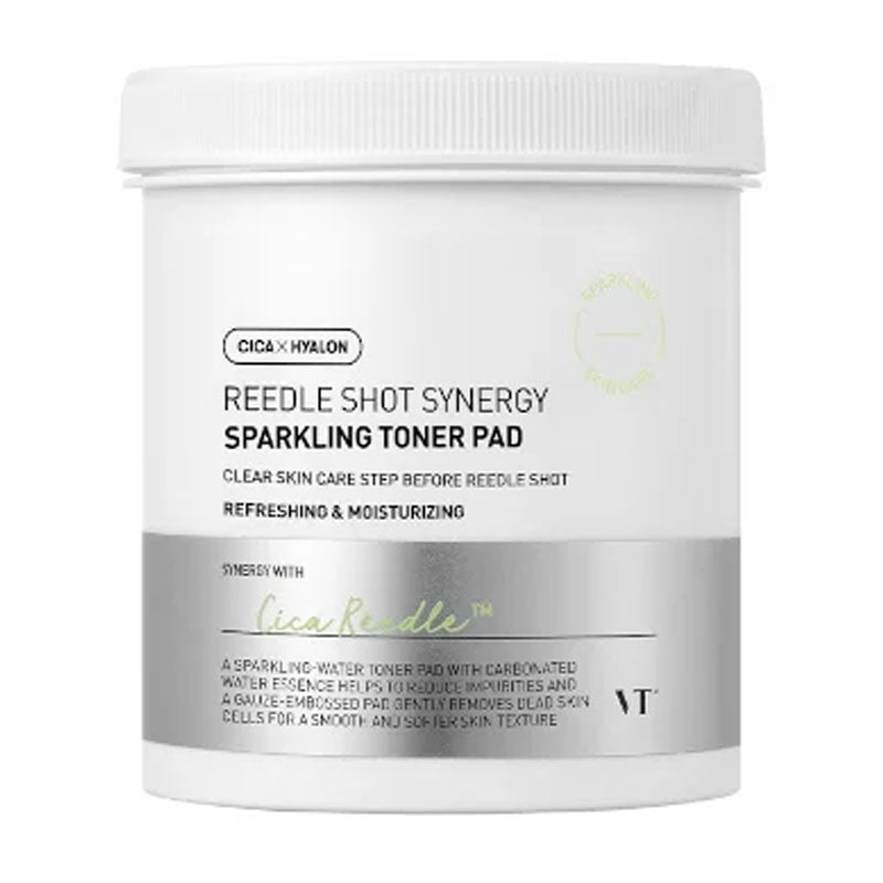 Buy VT Cosmetics Reedle Shot Synergy Sparkling Toner Pad (80 pcs) at Lila Beauty - Korean and Japanese Beauty Skincare and Makeup Cosmetics