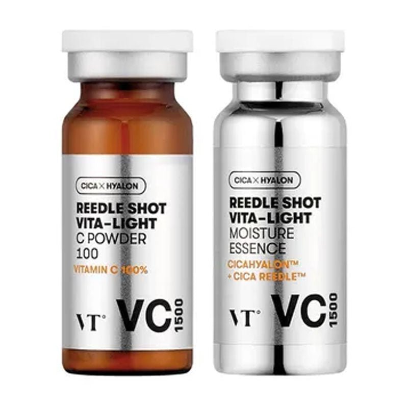 Buy VT Cosmetics Reedle Shot Vita - Light Toning Essence VC1500 1.5g + 8.5ml at Lila Beauty - Korean and Japanese Beauty Skincare and Makeup Cosmetics