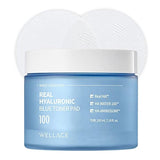 Buy Wellage Real Hyaluronic Blue Toner Pad (70ea) at Lila Beauty - Korean and Japanese Beauty Skincare and Makeup Cosmetics