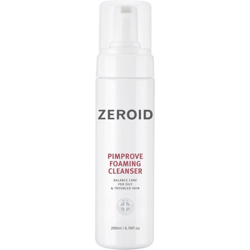 Buy Zeroid Pimprove Foaming Cleanser 200ml at Lila Beauty - Korean and Japanese Beauty Skincare and Makeup Cosmetics