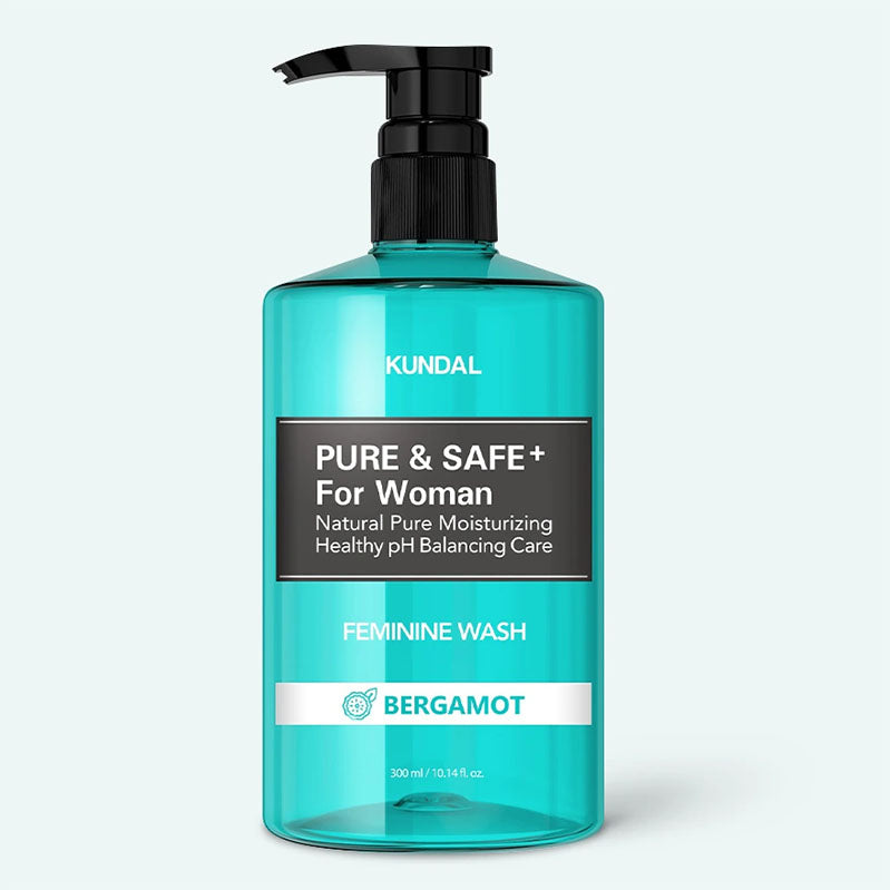 Pure & Safe+ For Woman Feminine Wash 300ml - Bergamot