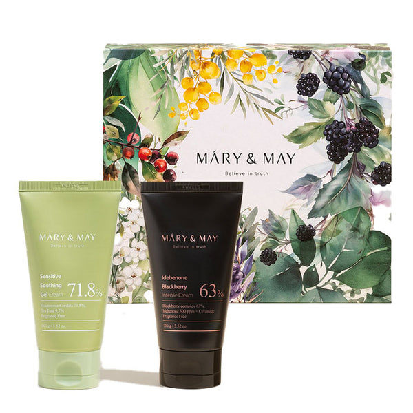 Soothing Gel Cream 100g + Idebenone Blackberry Cream 100g Duo Set