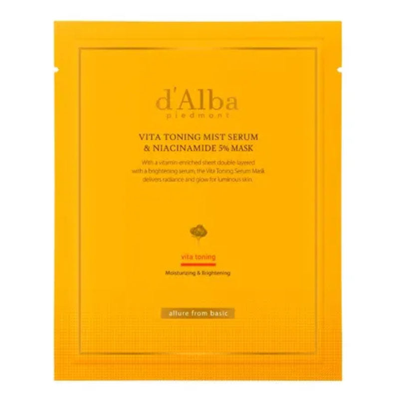 Vita Toning Mist Serum & Niacinamide 5% Mask 28g