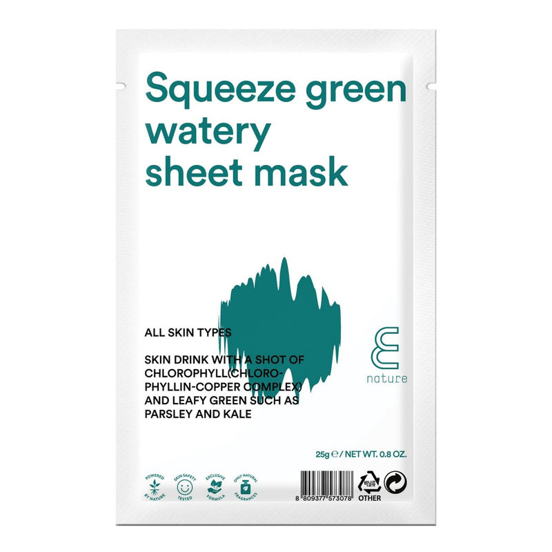 Squeeze Green Watery Sheet Mask 25g
