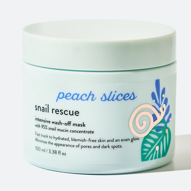 Peach Slices Snail Rescue Intensive Wash-Off Mask 100ml