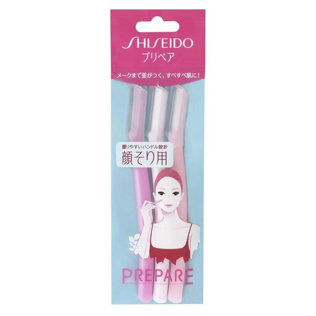 Buy Shiseido Prepare Facial Razor L Shaped 1 Pack (3 Razors) Australia ...