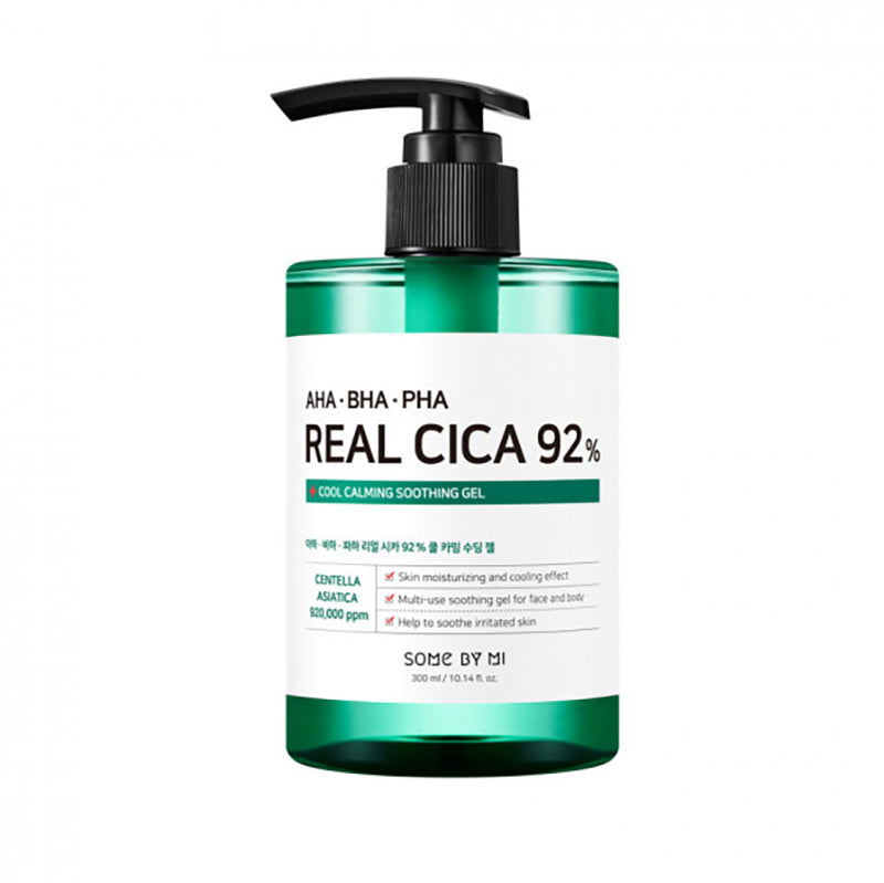 AHA BHA PHA Real Cica 92% Cool Calming Soothing Gel 300ml