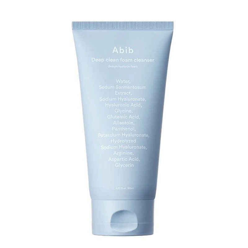 Buy Abib Sedum Hyaluron Foam Deep Clean Foam Cleanser 150ml at Lila Beauty - Korean and Japanese Beauty Skincare and Makeup Cosmetics