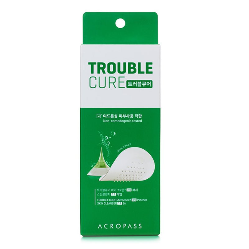 Buy Acropass Trouble Cure (Trouble Cure 24 Patches + Skin Cleanser 12ea) at Lila Beauty - Korean and Japanese Beauty Skincare and Makeup Cosmetics