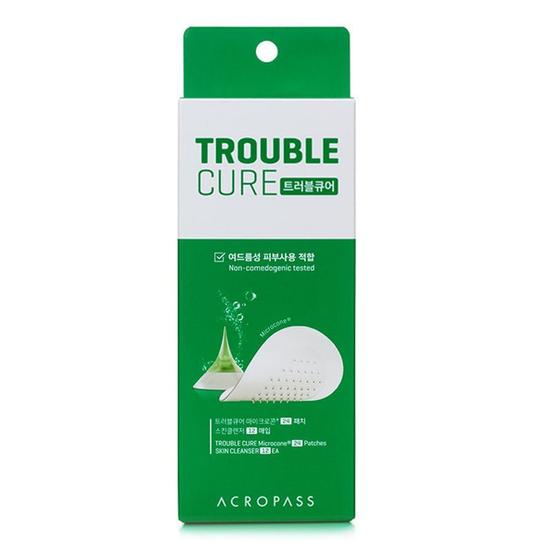 Buy Acropass Trouble Cure (Trouble Cure 24 Patches + Skin Cleanser 12ea) at Lila Beauty - Korean and Japanese Beauty Skincare and Makeup Cosmetics