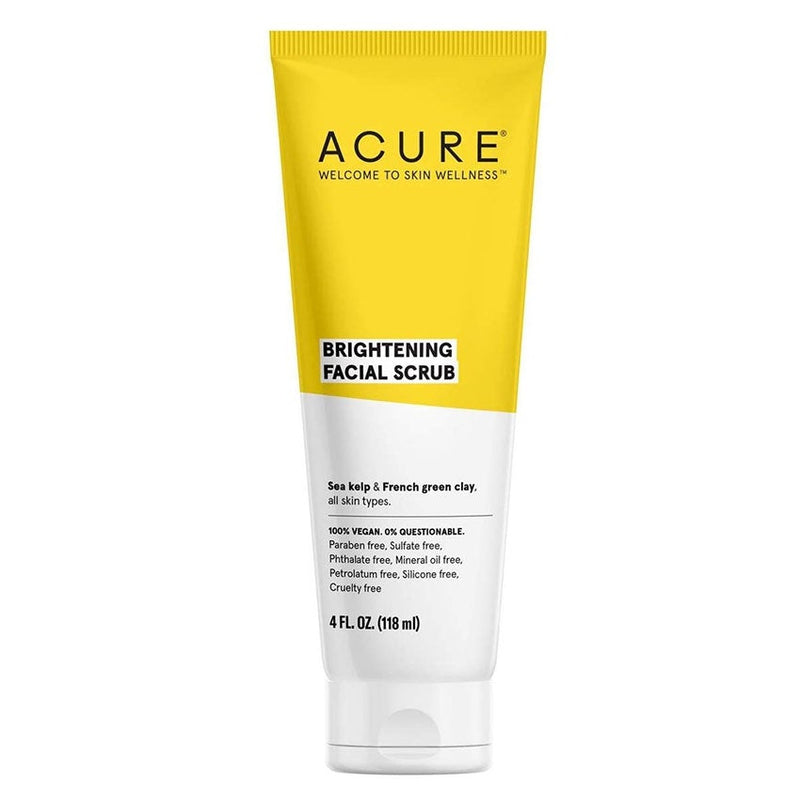 Buy ACURE Brightening Facial Scrub 118ml at Lila Beauty - Korean and Japanese Beauty Skincare and Makeup Cosmetics