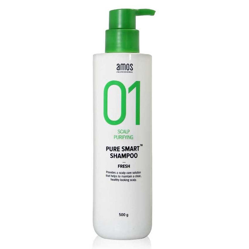 Buy Amos Pure Smart Shampoo Fresh 500g at Lila Beauty - Korean and Japanese Beauty Skincare and Makeup Cosmetics