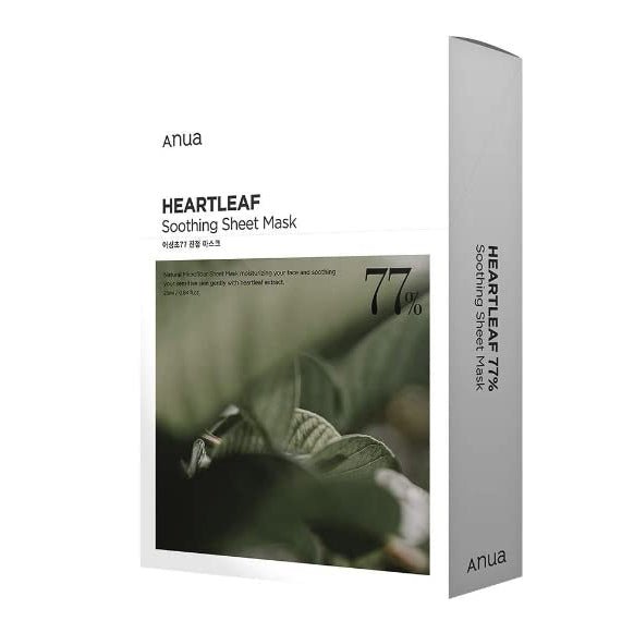 Buy Anua Heartleaf 77 Soothing Sheet Mask 25ml at Lila Beauty - Korean and Japanese Beauty Skincare and Makeup Cosmetics