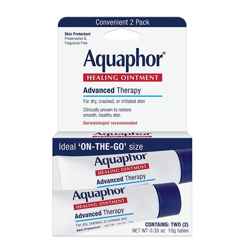 Buy Aquaphor Healing Ointment Dual Pack 2 x 10g Tubes (2 x 0.35oz) at Lila Beauty - Korean and Japanese Beauty Skincare and Makeup Cosmetics