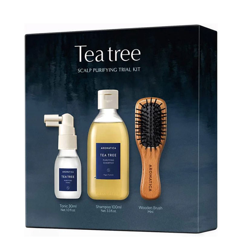 Buy Aromatica Tea Tree Scalp Purifying Trial Kit at Lila Beauty - Korean and Japanese Beauty Skincare and Makeup Cosmetics