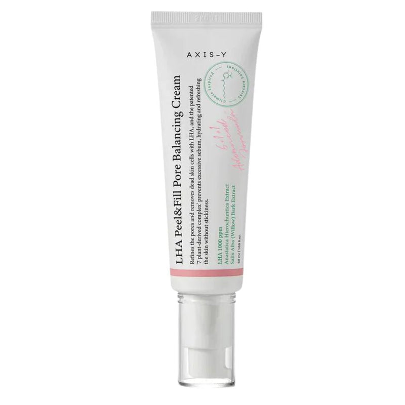 Buy Axis-Y LHA Peel & Fill Pore Balancing Cream 50ml at Lila Beauty - Korean and Japanese Beauty Skincare and Makeup Cosmetics