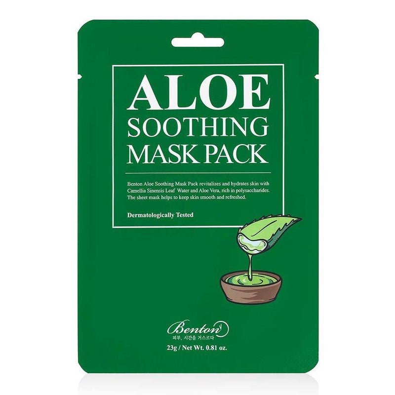 Buy Benton Aloe Soothing Mask Pack 1 pc in Australia at Lila Beauty - Korean and Japanese Beauty Skincare and Cosmetics Store
