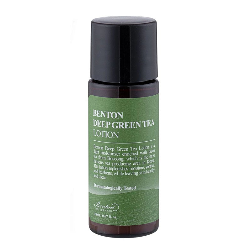 Buy Benton Deep Green Tea Lotion Mini 20ml at Lila Beauty - Korean and Japanese Beauty Skincare and Makeup Cosmetics