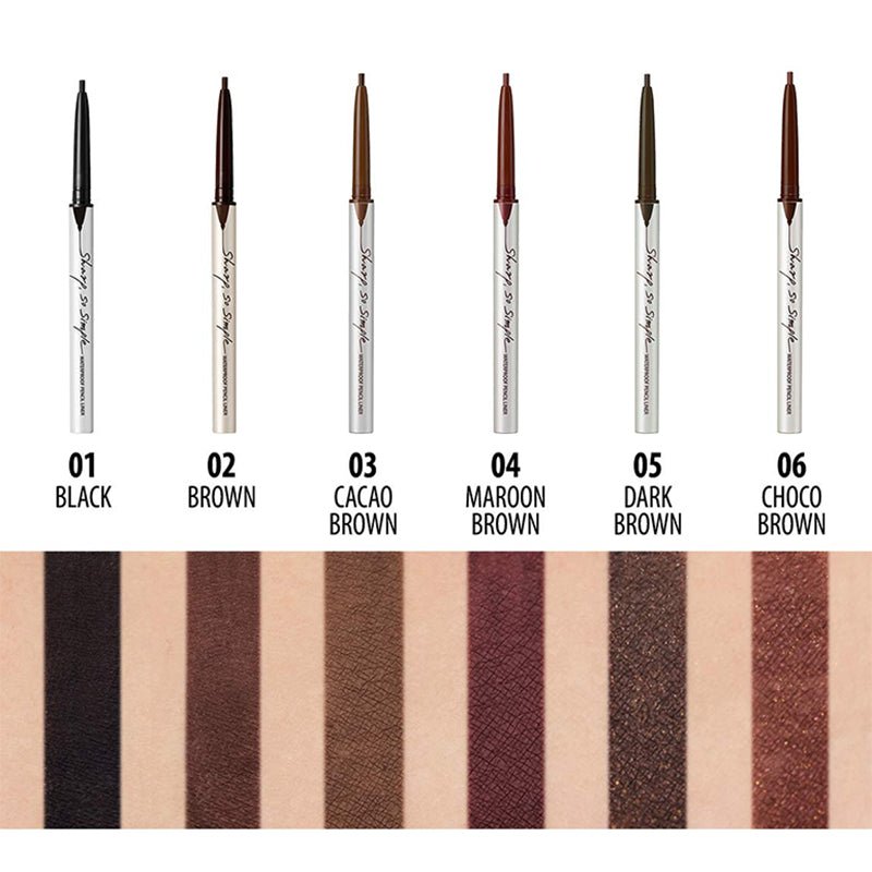 Buy Clio Sharp So Simple Waterproof Pencil Liner at Lila Beauty - Korean and Japanese Beauty Skincare and Makeup Cosmetics