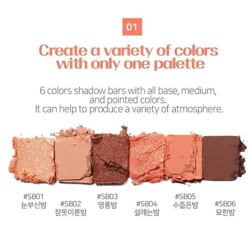 Buy Coringco Shabamshabam Eyeshadow Bar Palette at Lila Beauty - Korean and Japanese Beauty Skincare and Makeup Cosmetics