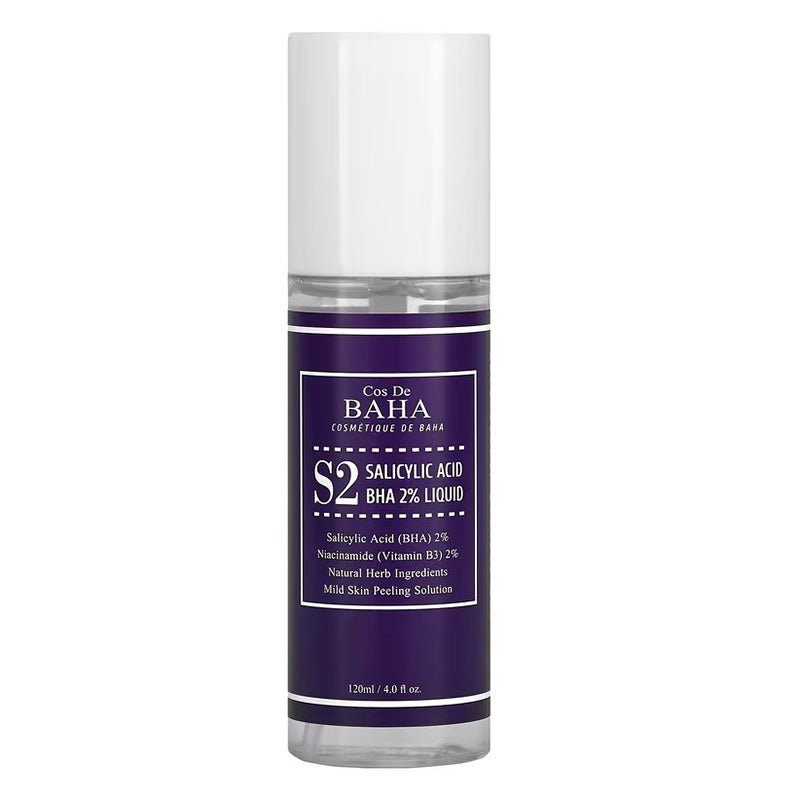 Buy Cos De BAHA S2 Salicylic Acid BHA 2% Liquid 120ml at Lila Beauty - Korean and Japanese Beauty Skincare and Makeup Cosmetics