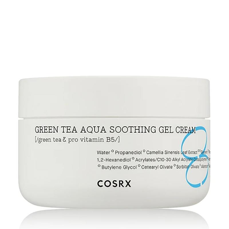 Buy Cosrx Hydrium Green Tea Aqua Soothing Gel Cream 50ml at Lila Beauty - Korean and Japanese Beauty Skincare and Makeup Cosmetics