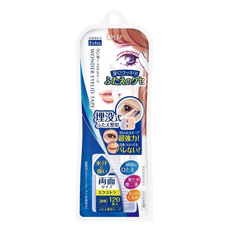 Buy D-UP Wonder Eyelid Tape (Extra) 120 Pieces at Lila Beauty - Korean and Japanese Beauty Skincare and Makeup Cosmetics