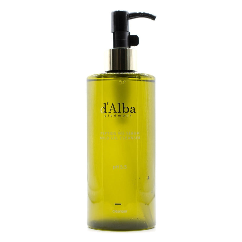 Buy d'Alba Peptide No-Sebum Mild Gel Cleanser 300ml at Lila Beauty - Korean and Japanese Beauty Skincare and Makeup Cosmetics